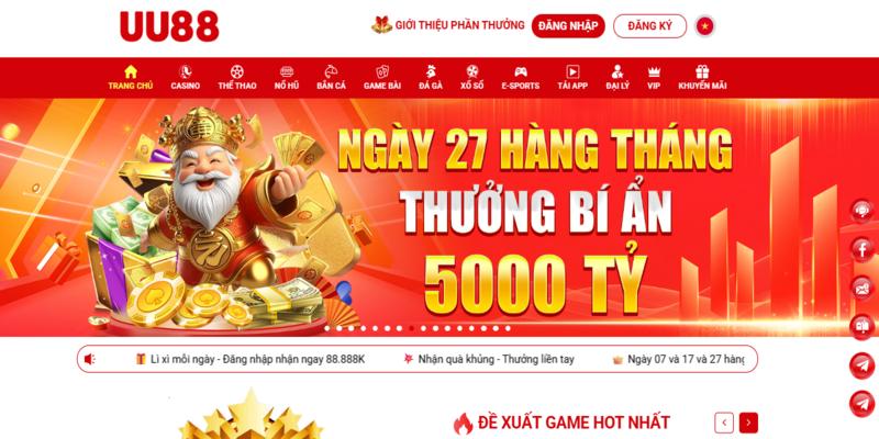 Các Sản Phẩm Chính Của Nhà Cái UU88
